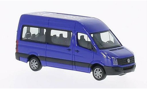 Volkswagen Crafter Bus 1/87 Herpa Hochdach blau 2011 modellautos