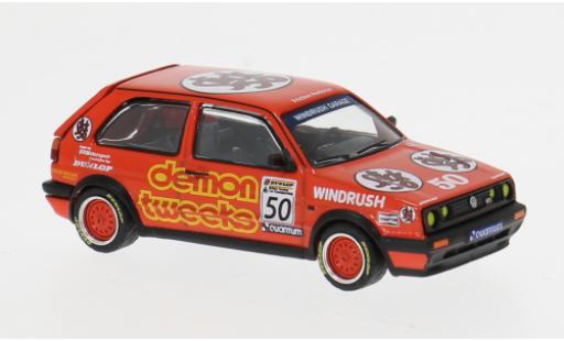 Volkswagen Golf 1/64 Pop Race GTI MK2 rot 1988 1:64 modellautos