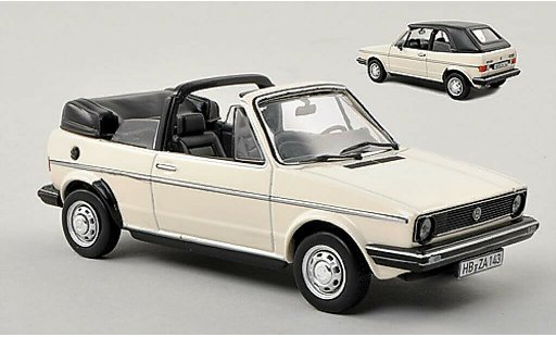 Volkswagen Golf Cabriolet 1/43 Norev Cabrio weiss 1981 modellautos