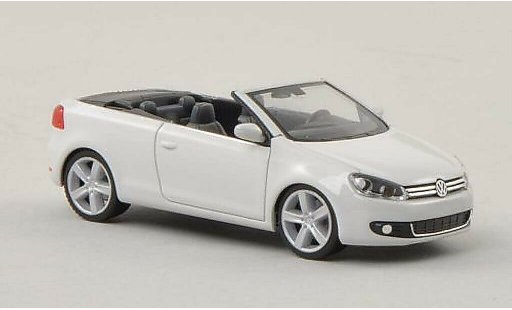 Volkswagen Golf Cabriolet 1/87 Herpa Cabrio weiss modellautos
