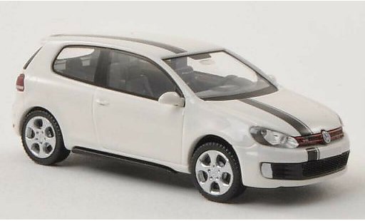 Volkswagen Golf GTI 1/87 Wiking weiss/schwarz modellautos