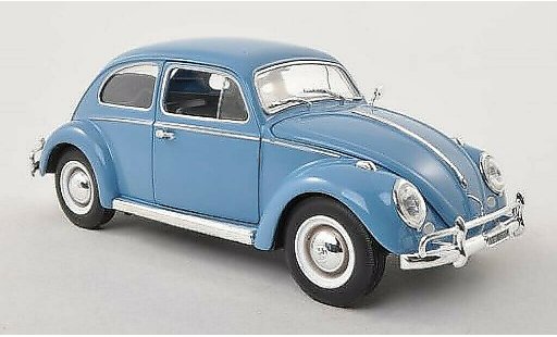 Volkswagen Kafer Base 1/24 WhiteBox 1200 blau-grau 1961 modellautos