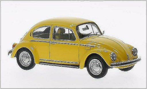 Volkswagen Kafer Base 1/43 Schuco 1200 Sunny Bug gelb modellautos