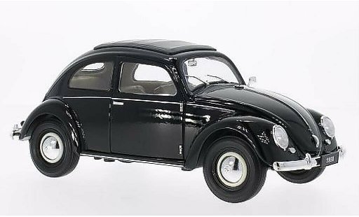 Volkswagen Kafer Base 1/18 Welly Brezelfenster schwarz 1950 modellautos