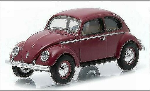Volkswagen Kafer Base 1/64 Greenlight rot 1951 modellautos