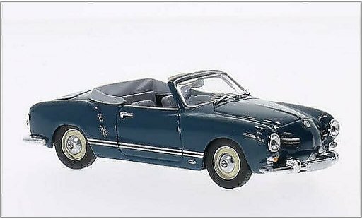 Volkswagen Karmann Ghia Base 1/43 Minichamps Ghia Cabrio(typ 14) blau 1957 modellautos