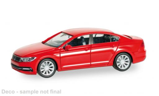 Modellautos Volkswagen Passat Limousine rot 1/87 Herpa