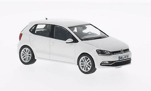 Volkswagen Polo Base 1/43 Herpa V (6C) weiss 5-Turer 2014 modellautos
