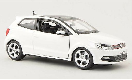 Volkswagen Polo GTI 1/24 Burago V weiss modellautos