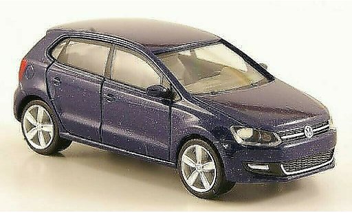 Volkswagen Polo Base 1/87 Herpa V blau 5-turig modellautos