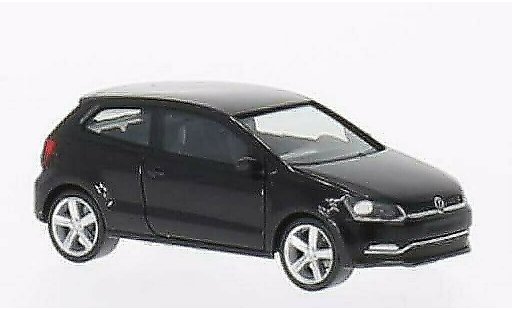 Volkswagen Polo Base 1/87 Herpa V (Typ 6C) 3-turig schwarz 2014 modellautos