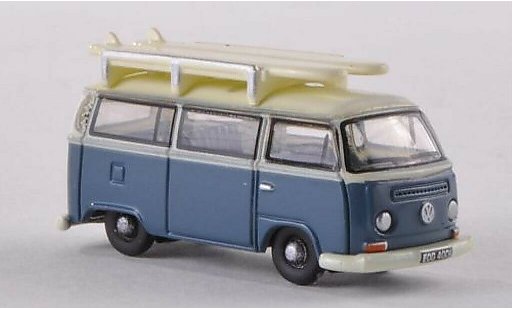 Volkswagen T1 Base 1/148 Oxford Bus blau/weiss mit Surfbretter modellautos