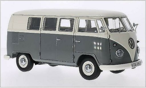 Volkswagen T1 B 1/18 Schuco Bus weiss/grau 1959 modellautos