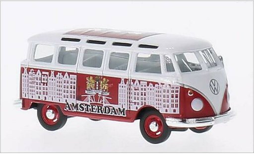 Volkswagen T1 B 1/64 Greenlight Samba Amsterdam 1962 modellautos