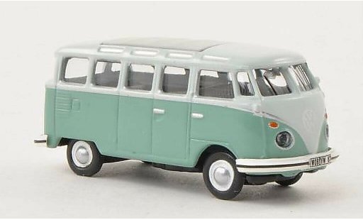 Volkswagen T1 Base 1/87 Schuco Samba grau-gr&Atilde;&frac14;n/grau modellautos