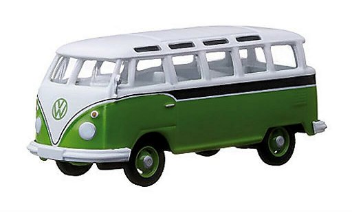 Volkswagen T1 Base 1/64 Greenlight Samba gr&Atilde;&frac14;n/weiss/schwarz modellautos