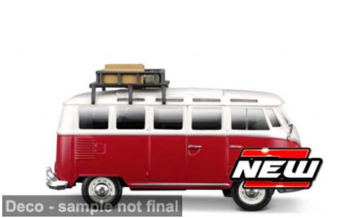 Volkswagen T1 1/24 Maisto Samba rot/weiss 1:24