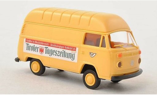Volkswagen T2 Base 1/87 Brekina Hochdach-Kasten osterreichische Post / Tiroler Tageszeitung (A) modellautos