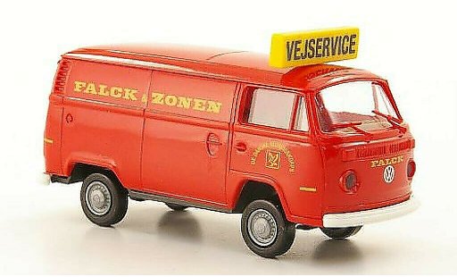 Volkswagen T2 Base 1/87 Brekina Kasten Vejservice - Falck & Zonen (DK) modellautos
