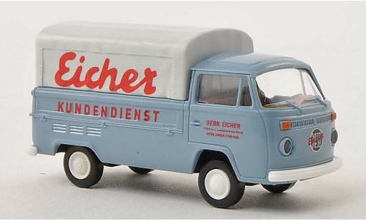 Volkswagen T2 Base 1/87 Brekina Pritsche Eicher Kundendienst modellautos