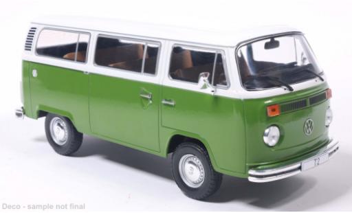 Modellautos Volkswagen T2 b gr&Atilde;&frac14;n/weiss 1972 1/24 WhiteBox