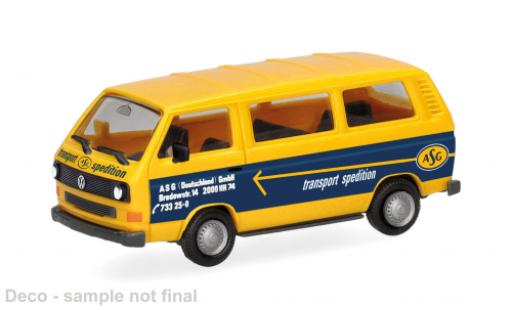 Volkswagen T3 1/87 Herpa Bus ASG Hamburg 1:87 modellautos