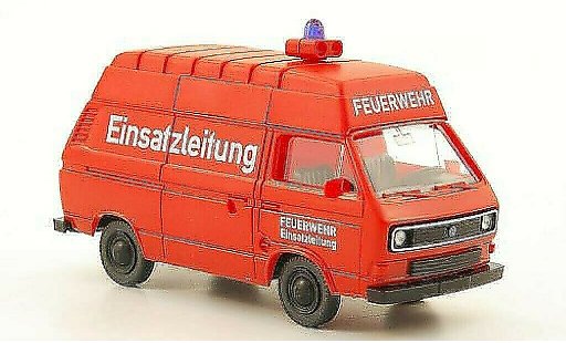 Volkswagen T3 Base 1/87 Wiking Hochdachkasten Feuerwehr Einsatzleitung modellautos