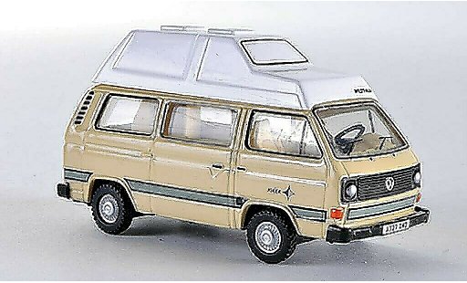 Volkswagen T3 Base 1/76 Oxford Joker Hochdach beige LHD modellautos