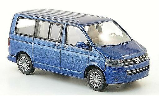 Volkswagen T5 Base 1/87 Wiking Multivan blau modellautos