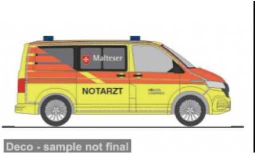 Volkswagen T6 1/87 Rietze .1 NEF Malteser Burgen Landkreis 1:87 modellautos