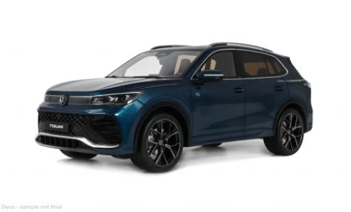 Modellautos Volkswagen Tiguan R-Line E TSI blau 2024 1/18 Ottomobile