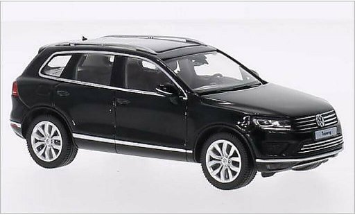 Volkswagen Touareg Base 1/43 Herpa II schwarz 2014 modellautos