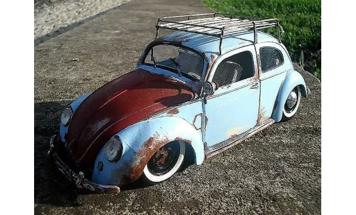 Volkswagen Kafer Base 1/18 Maisto coccinelle 51 split standard hoodride modellautos