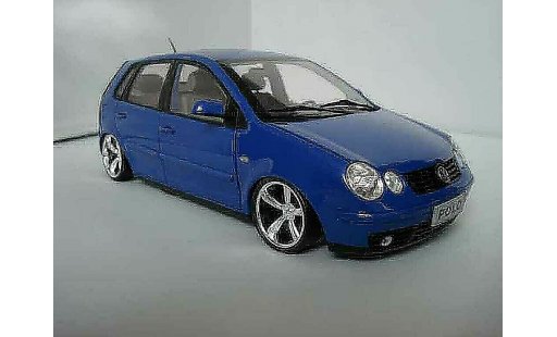 Volkswagen Polo Base 1/18 Anson 9n blau jantes 14 pouces modellautos