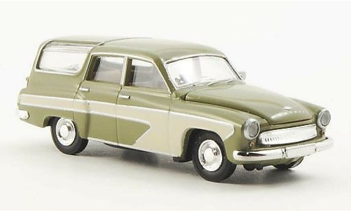 Wartburg 311 Camping 1/87 Brekina Oliv/weiss modellautos