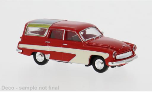 Wartburg 311 1/87 Brekina Camping rot/weiss 1959 1:87 modellautos