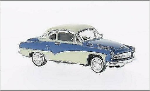 Wartburg 311 Coupe 1/87 Brekina blau/beige modellautos