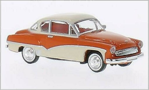 Wartburg 311 Coupe 1/87 Brekina orange/beige modellautos