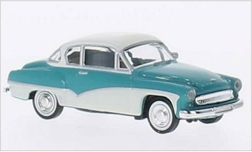 Wartburg 311 Coupe 1/87 Brekina t&Atilde;&frac14;rkis/weiss modellautos