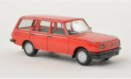 Wartburg 353 Tourist 1/87 Herpa rot 1985 modellautos