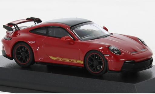 Porsche 992 GT3 1/64 Wbros 911  rouge modellautos
