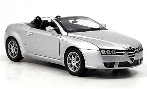 Modellautos Alfa Romeo Spider 1/24 Welly silber 1:24 Alfa Romeo Spider 1/24 Welly silber 1:24 modellautos