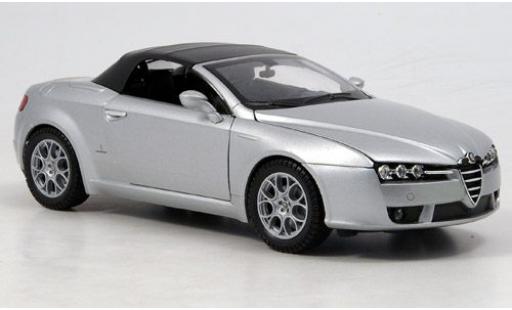 Modellautos Alfa Romeo Spider 1/24 Welly silber geschlossen 1:24 Alfa Romeo Spider 1/24 Welly silber geschlossen 1:24 modellautos