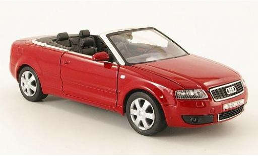 Modellautos Audi A4 1/24 Welly Cabriolet rot 2003 1:24 Audi A4 1/24 Welly Cabriolet rot 2003 1:24 modellautos