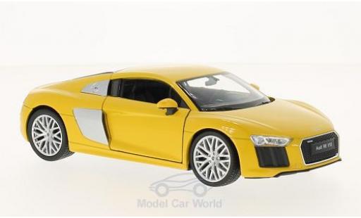 Audi R8 1/24 Welly V10 gelb modellautos