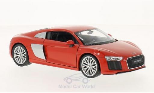 Audi R8 1/24 Welly V10 rot modellautos