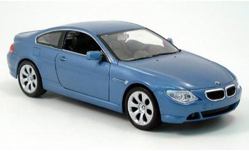 Bmw 645 1/24 Welly CI blau 2004 1:24 modellautos