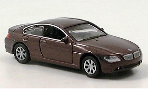 Bmw 645 1/87 Welly ci met.lila 1:87 modellautos
