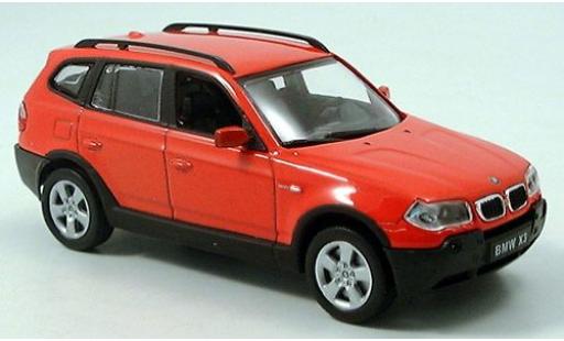 Bmw X3 1/43 Welly rot 1:43 modellautos