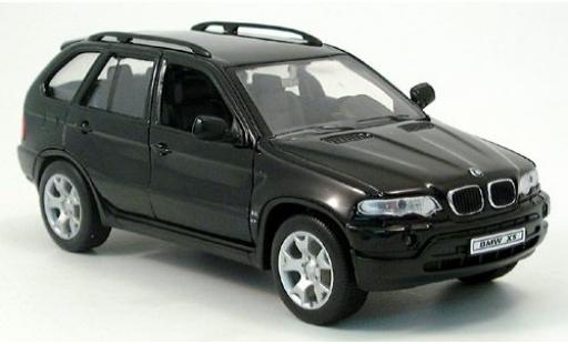 Bmw X5 1/24 Welly schwarz 1:24 modellautos